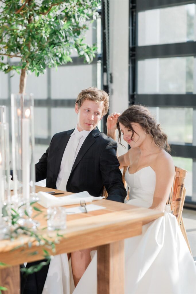 Father of the bride speech captured by Florida wedding photographer and videographer.