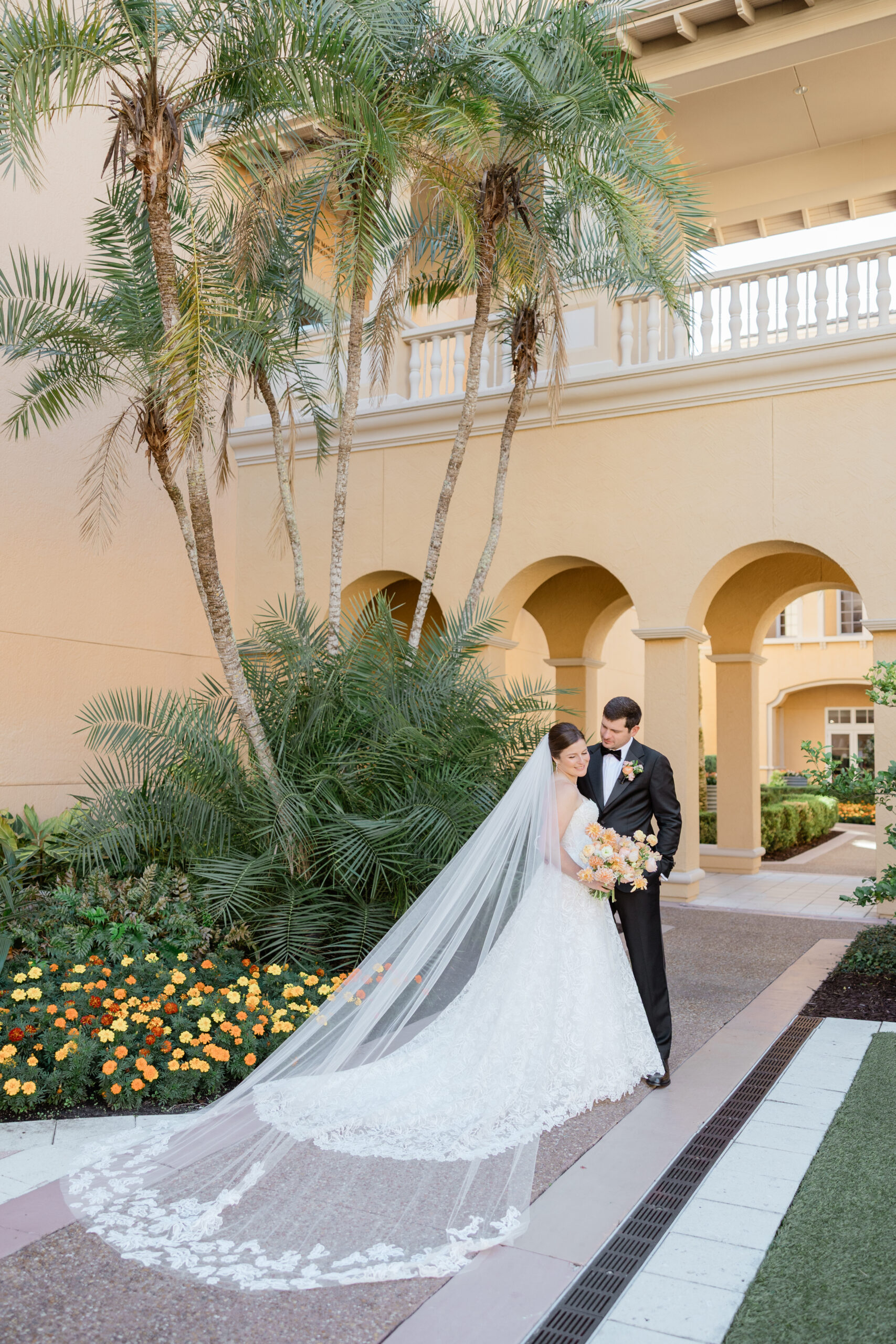Wedding portraits at the Ritz Carlton Orlando by Orlando wedding photographer Angelika Krug Photo & Film