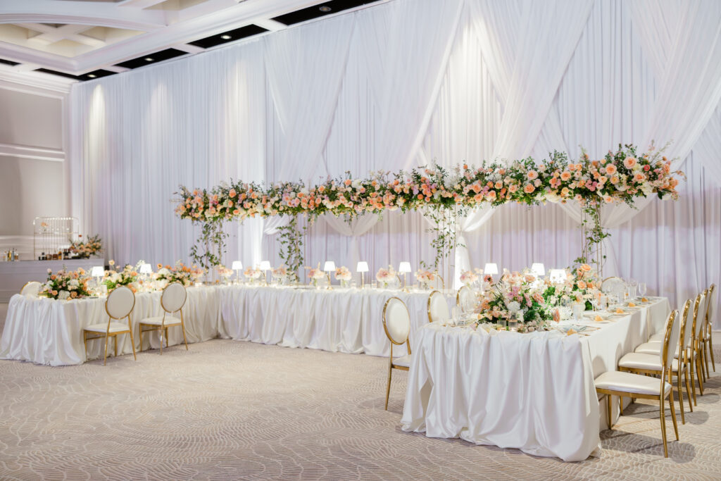 Wedding reception details at the Ritz Carlton Orlando captured by Angelika Krug Photo & Film a Florida wedding photographer.