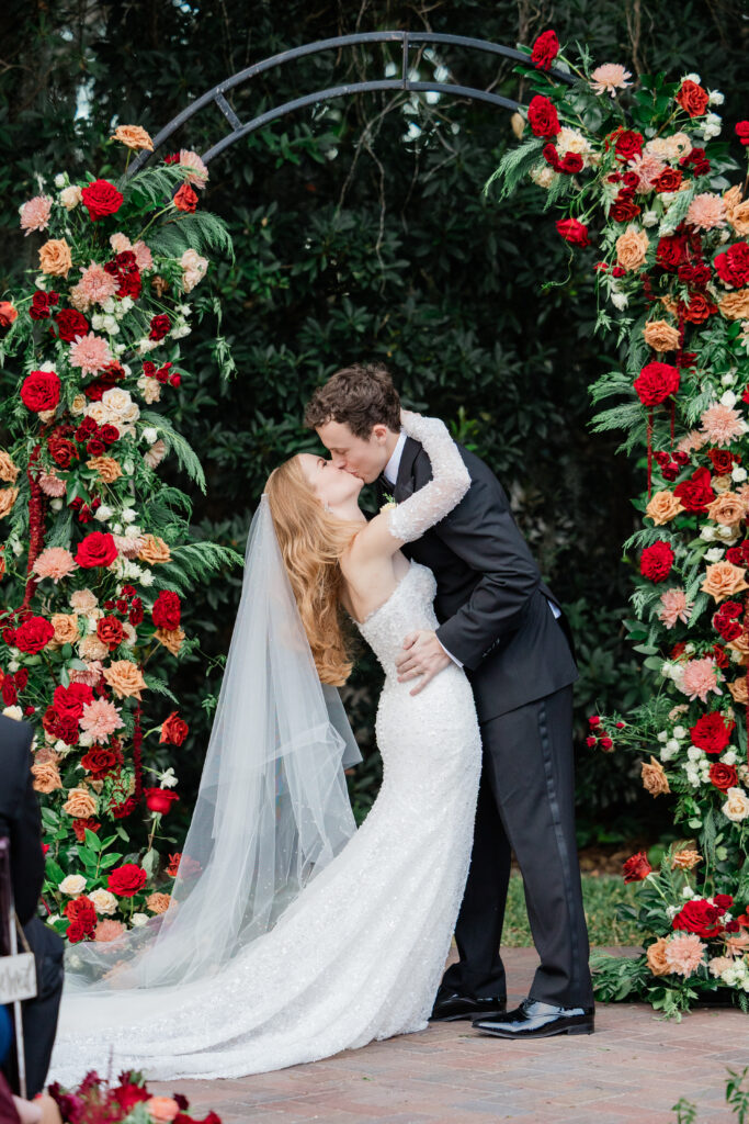 Luxmore Grand Estate wedding couple portraits photographed by Florida wedding photographer Angelika Krug Photo & Film