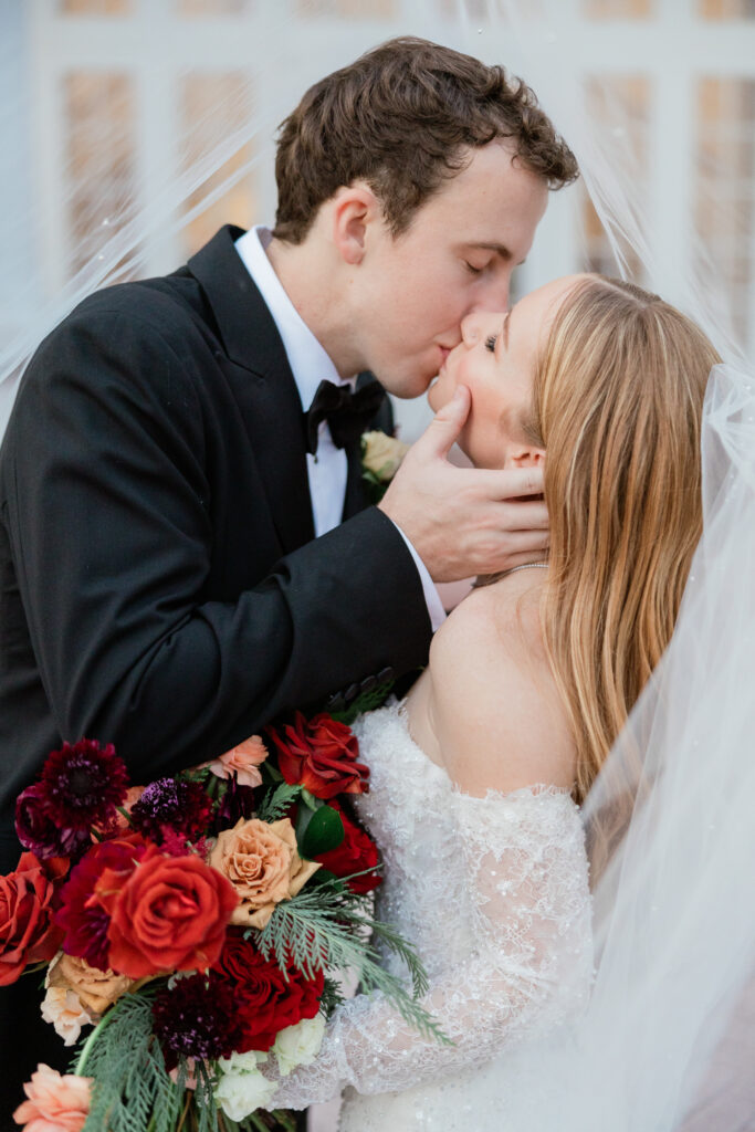 Luxmore Grand Estate wedding couple portraits photographed by Florida wedding photographer Angelika Krug Photo & Film